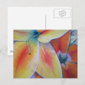 Spring Lilies Postcard Postkarte (Vorne/Hinten)