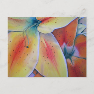 Spring Lilies Postcard Postkarte