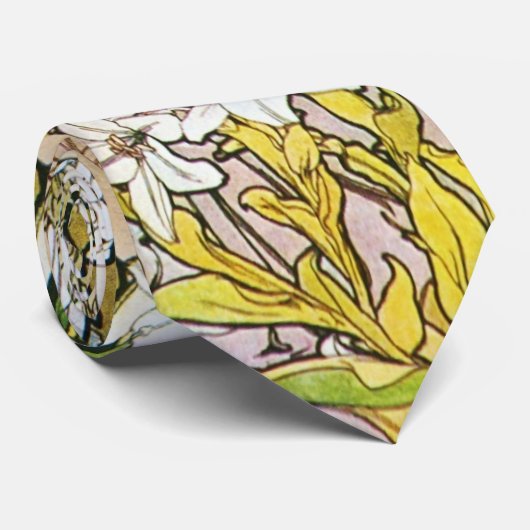 Spring Lily Krawatte (Gerollt)