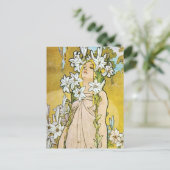 Spring Lily Postkarte (Stehend Vorderseite)