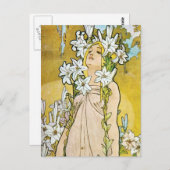 Spring Lily Postkarte (Vorne/Hinten)