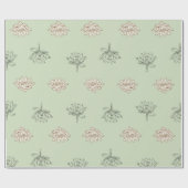 Spring Lotus Geschenkpapier (Flach)