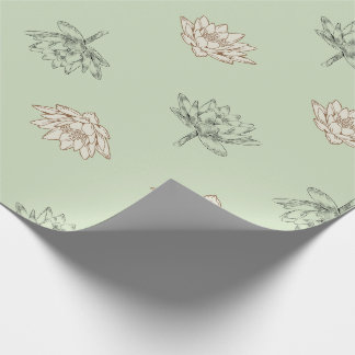 Spring Lotus Geschenkpapier