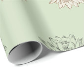 Spring Lotus Geschenkpapier (Rolleneckpunkt)