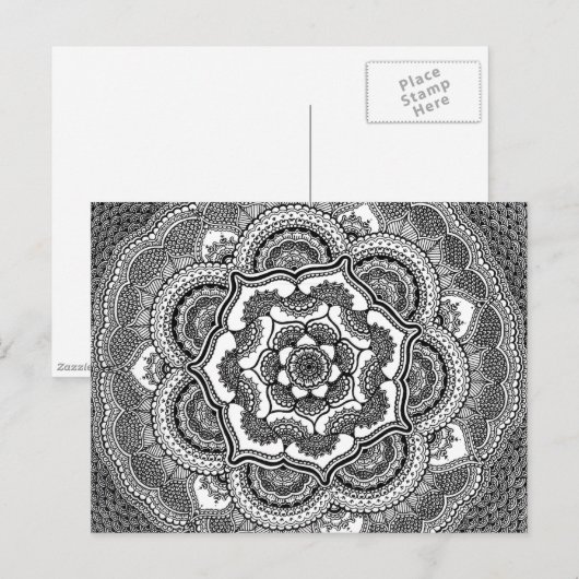 Spring Lotus Postkarte (Vorne/Hinten)