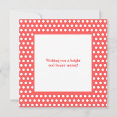 Spring Lovebirds Card (Rückseite)