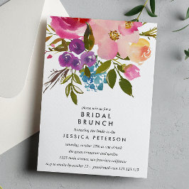 Spring Lush Blume Bridal Brunch Hochzeit Einladung