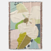 Spring Magnolia Color Blocks Florist Decke (Vorderseite Vertikal)