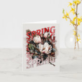 Spring Magnolias Karte (Gelbe Blume)