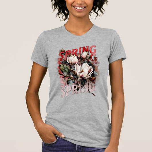 Spring Magnolias T-Shirt (Vorderseite)