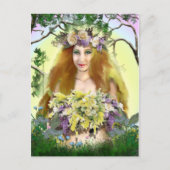 Spring Maiden Postcard Postkarte (Vorderseite)