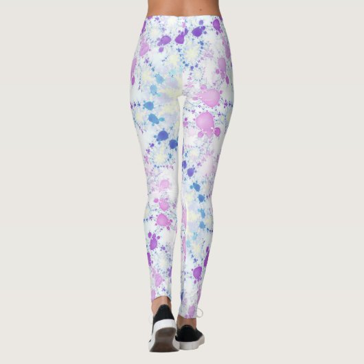 Spring Mandala All-Over-Print-Leggings Leggings (Rückseite)