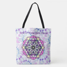 Spring Mandala All-Over-Print-Tasche, Schulter-Tas