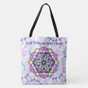 Spring Mandala All-Over-Print-Tasche, Schulter-Tas Tasche
