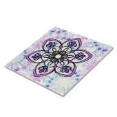 Spring Mandala B Keramik Tile Fliese (Seite)