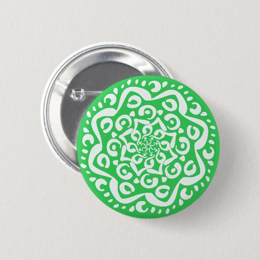 Spring Mandala Button (Vorne & Hinten)