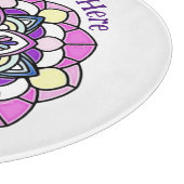 Spring Mandala Cutting Board Schneidebrett (Ecke)