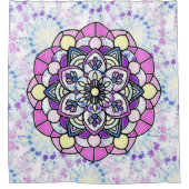Spring Mandala Duschvorhang (Vorderseite)