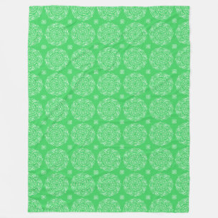 Spring Mandala Fleecedecke