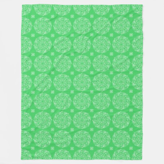 Spring Mandala Fleecedecke (Vorderseite)