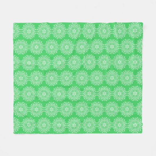 Spring Mandala Fleecedecke (Vorderseite (Horizontal))