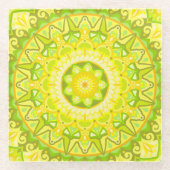 Spring Mandala Glasuntersetzer (Vorderseite)