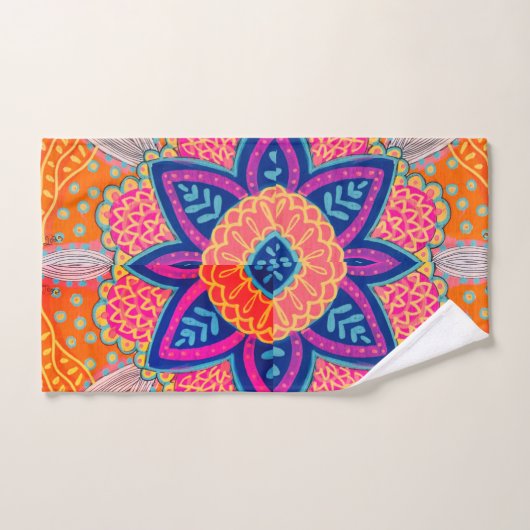 Spring Mandala Handtuch (Handtuch)