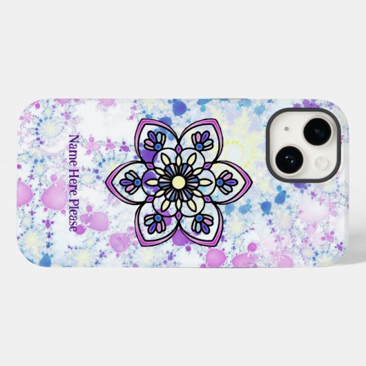 Spring Mandala iPhone / iPad Gehäuse Case-Mate iPhone Hülle (Rückseite (Horizontal))