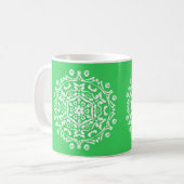 Spring Mandala Kaffeetasse (Vorderseite Links)