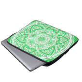 Spring Mandala Laptopschutzhülle (Vorne Knopf)