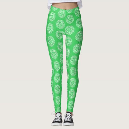 Spring Mandala Leggings (Vorderseite)
