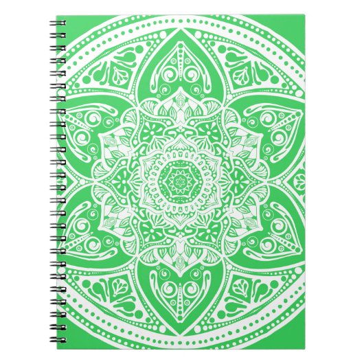 Spring Mandala Notizblock (Vorderseite)