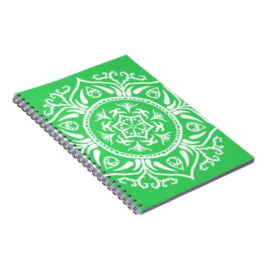 Spring Mandala Notizblock (Rechte Seite)