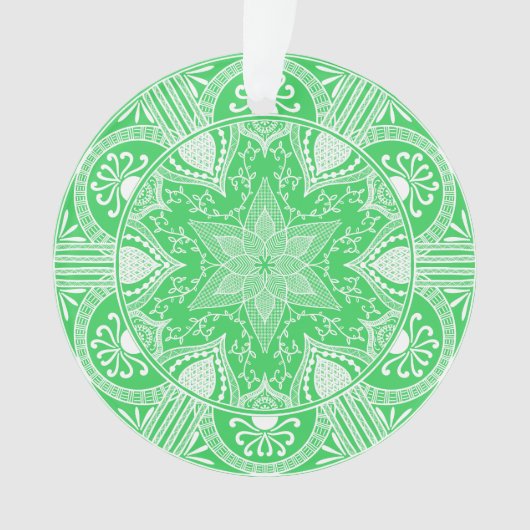 Spring Mandala Ornament (Vorderseite)
