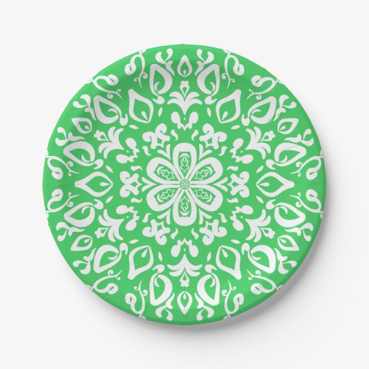 Spring Mandala Pappteller (Vorderseite)