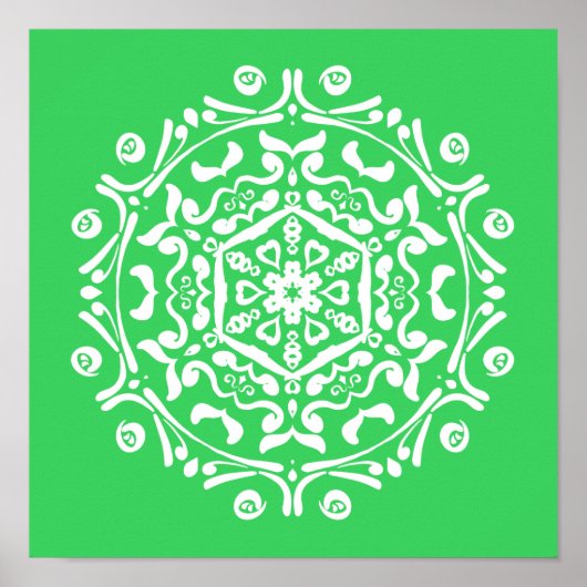 Spring Mandala Poster (Vorne)