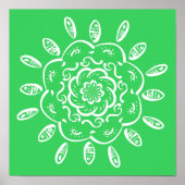 Spring Mandala Poster (Vorne)