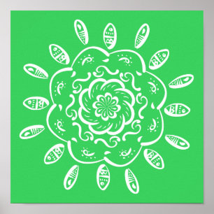 Spring Mandala Poster