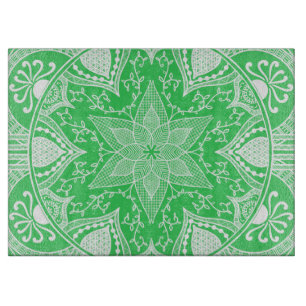 Spring Mandala Schneidebrett