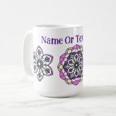 Spring Mandala Tasse (Vorderseite Links)