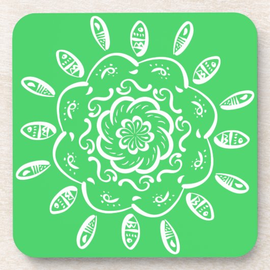 Spring Mandala Untersetzer (Vorderseite)