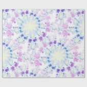 Spring Mandala Wrapping Paper Geschenkpapier (Flach)