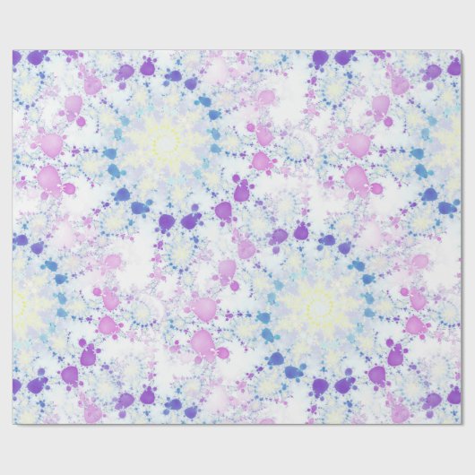 Spring Mandala Wrapping Paper Geschenkpapier (Flach)