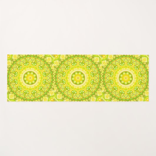 Spring Mandala Yogamatte (Vorderseite (Horizontal))