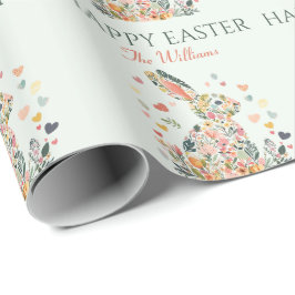 Spring Meadow Bunny Wrapping Paper Geschenkpapier