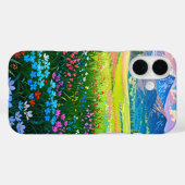 Spring Meadow & Mountains - Anime Landschaft Case-Mate iPhone Hülle (Rückseite (Horizontal))