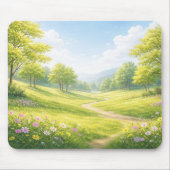 Spring Meadow Nature Mouse Pad Mousepad (Vorne)