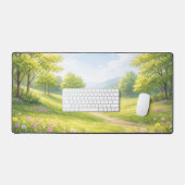 Spring Meadow Nature Mouse Pad Schreibtischunterlage (Tastatur & Maus)