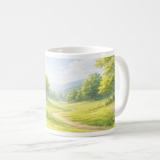 Spring Meadow Nature Mug Kaffeetasse (VorderseiteRechts)