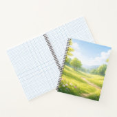 Spring Meadow Nature Spiral Notebook Notizblock (Innenseite)